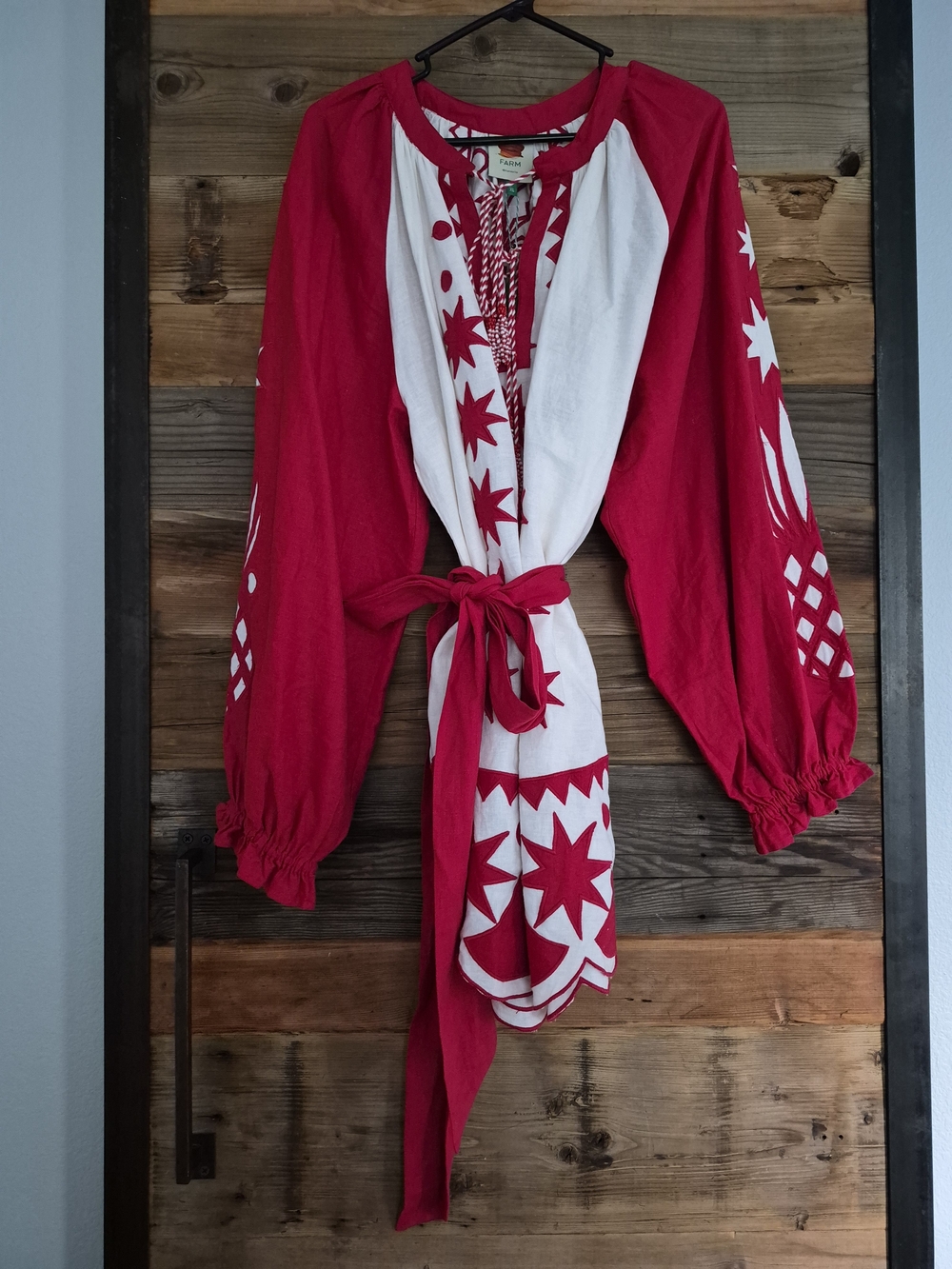 NWT FARM RIO
Red Tropical Cutwork Mini Dress XL - Picture 2 of 7